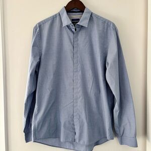 Joe by Joseph Abboud Slim Fit Button-Down Shirt Size L